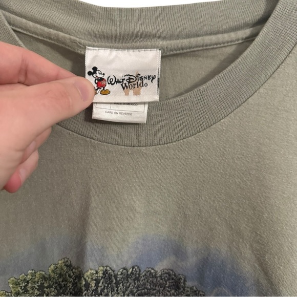 Disney Vintage Y2K Animal Kingdom Puff Print 3D Graphic Tee XL - Picture 4 of 6